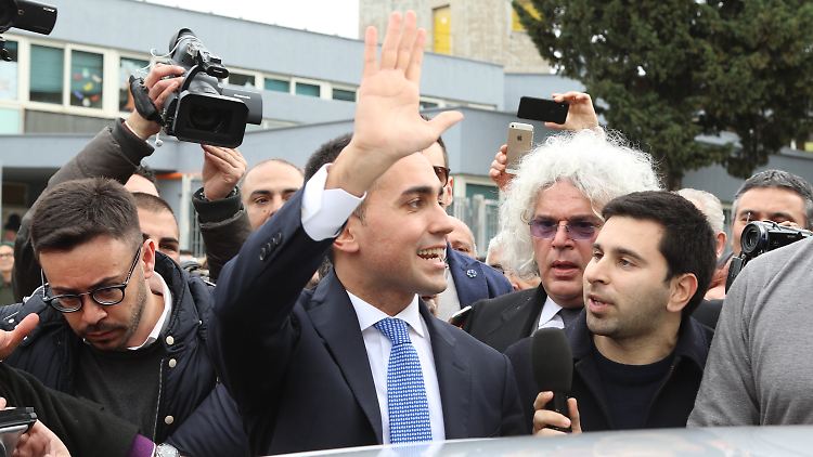 Die Fünf-Sterne-Protestbewegung von Luigi Di Maio wurde stärkste Kraft.