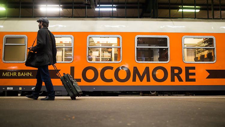 Der Locomore-Zug verkehrt zwischen Berlin und Stuttgart.