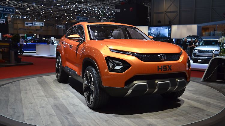 Der Tata H5X war nur am Rand der Ausstellung zu sehen, dabei ist das ein echtes Oberklasse SUV.