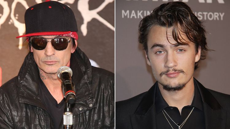 Beschuldigen sich gegenseitig: Tommy Lee (l.) und sein Sohn Brandon.