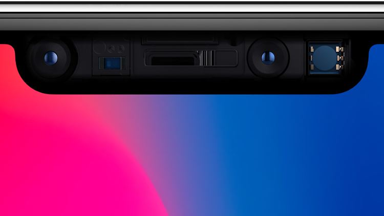 Die "Notch" ist beim iPhone X eine technische Notwendigkeit, bei Android-Geräten bisher nur ein Designelement.