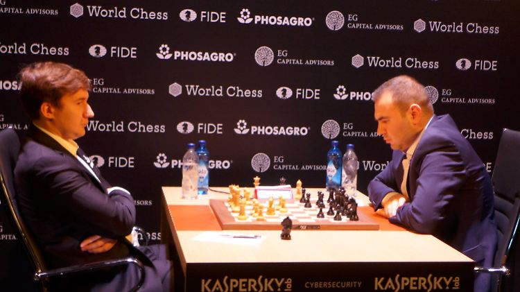 Sergei Karjakin im Duell mit Shakhryar Mamedyarov.
