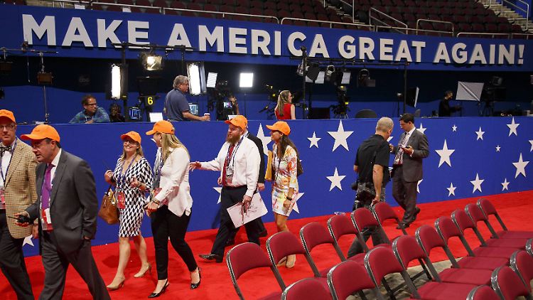 "Make America Great Again" war gestern. Trump geht davon aus, dass er dieses Ziel in zwei Jahren erreicht hat.