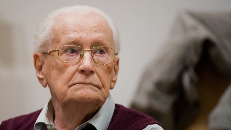 Reue im hohen Alter: Der frühere SS-Mann Oskar Gröning vor Gericht. (Bild von 2015)