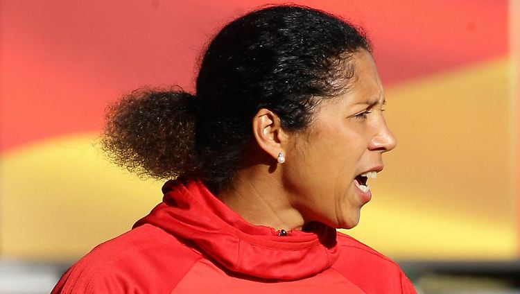 Eher glücklos: Steffi Jones.