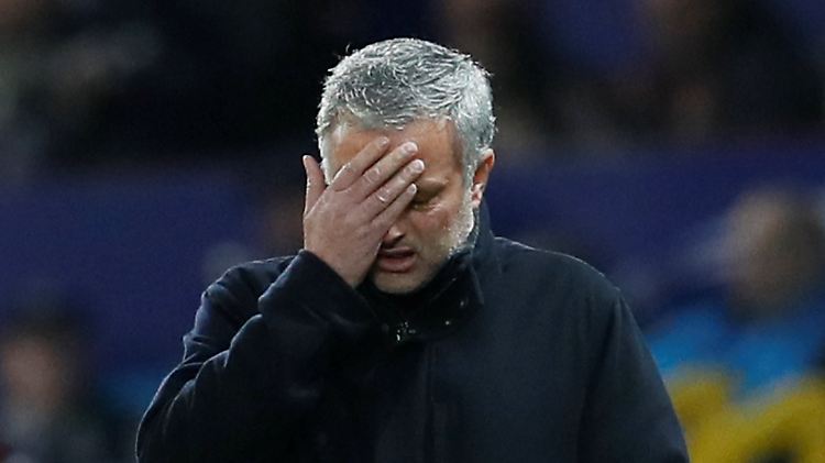 Entäuscht, gefrustet, verzweifelt: ManUnited-Coach José Mourinho.