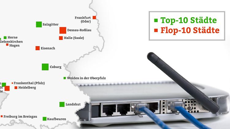 Wer im Osten wohnt, hat schlechtere Chancen, im Festnetz einen schnellen Internetanschluss zu bekommen.