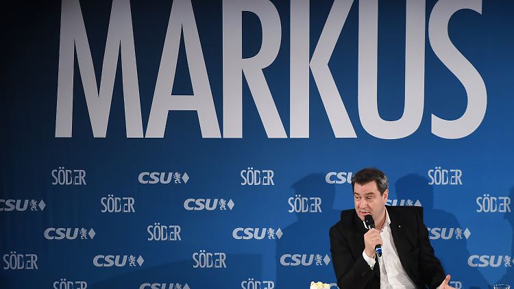 Söder bei der CSU-Veranstaltungsreihe "Markus Söder persönlich".
