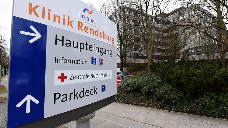 Krankenhäuser, wie das in Rendsburg, halten derzeit nur noch einen Notbetrieb aufrecht.