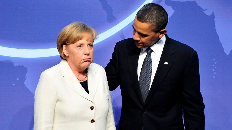 Die Amerikaner bescheinigen der Kanzlerin "selten kreativ" zu sein und das Risiko zu meiden. Obama muss jetzt einiges an Porzellan kitten.