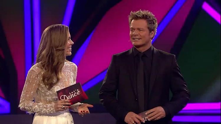 Victoria und Ersatz-Moderator Oli Geissen.