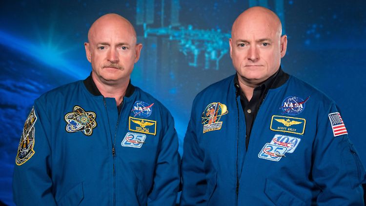 Nasa-Austronauten und Zwillinge: Mark (l.) und Scott Kelly.