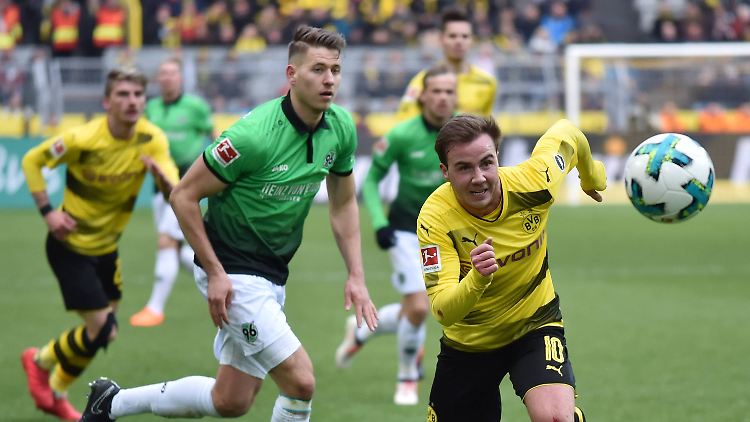 Mario Götze hatte gute Momente, baute aber mit zunehmender Spieldauer ab. Das galt auch für das restliche BVB-Team.