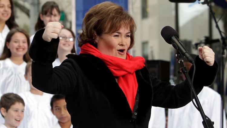 Temperamentvoll in der Today-Show: Susan Boyle.