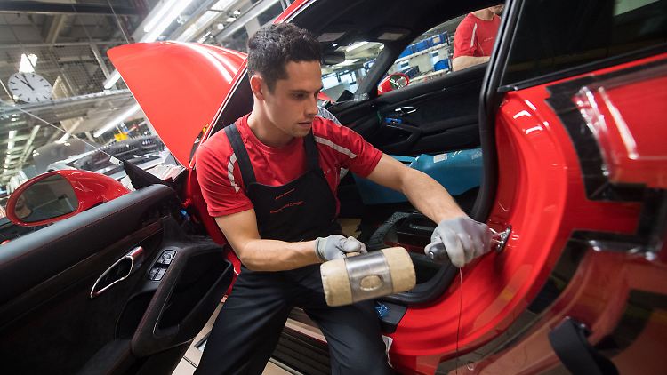 Produktion bei Porsche.