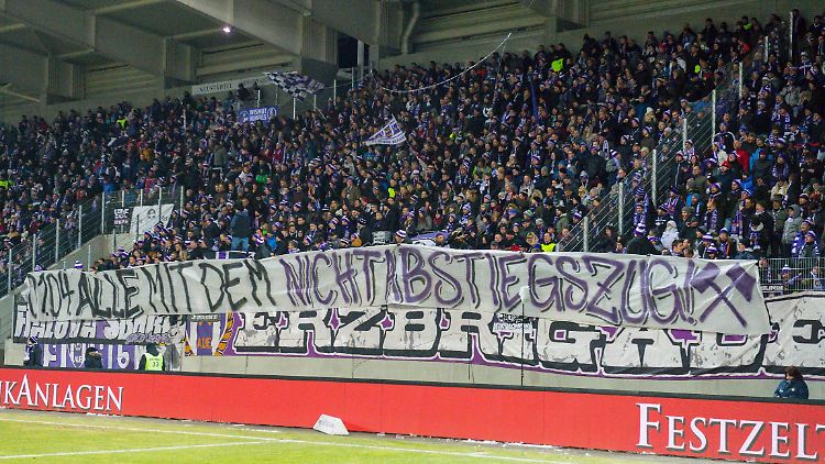 Nichtabstiegszug? Die Fans aus dem Erzbegirge dürfen wieder hoffen.