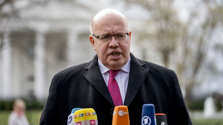 Bundeswirtschaftsminister Peter Altmaier in Washington.