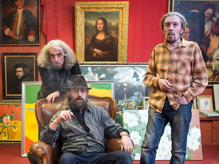 Erinnern ein bisschen an die Bee Gees: Die Gebrüder Posin - Eugen, Michael und Semjon (v.l.).
