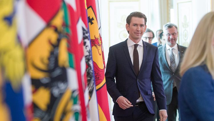 Österreichs Bundeskanzler Sebastian Kurz steht einer Koalition der konservativen ÖVP mit der rechtspopulistischen FPÖ vor.