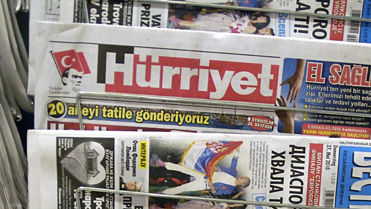 Zur Dogan-Gruppe gehört unter anderem die Zeitung "Hürriyet".