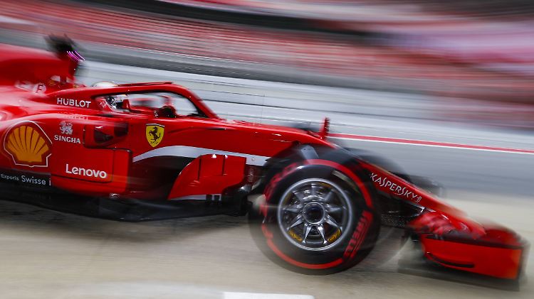 Voll auf Angriff ausgerichtet: Sebastian Vettel und seine Loria.