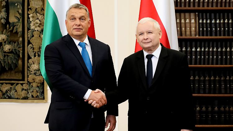 Kaczynski und Orban - zwei Männer, die dabei sind, die Demokratie in ihren Ländern abzuschaffen. Nach einer neuen Studie sind sowohl in Ungarn als auch in Polen autokratische Tendenzen deutlich sichtbar.