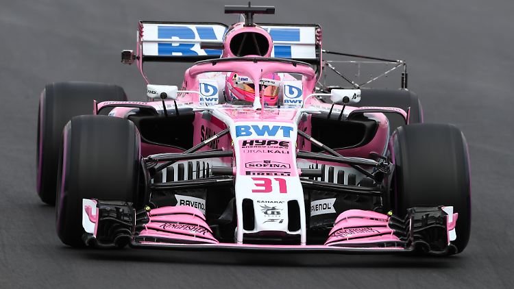 Force India-Bolide mit dem neuen Halo