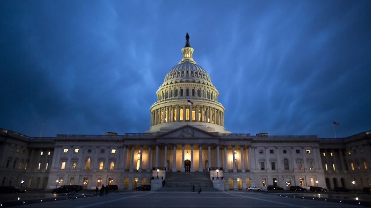 Das Kapitol in Washington.