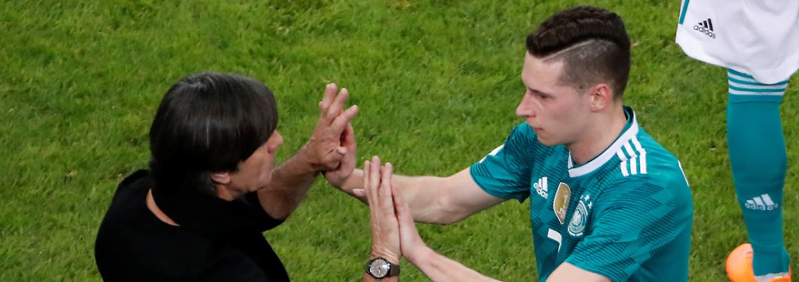 Joachim Löw wird Julian Draxler nicht von Beginn an auflaufen lassen - sondern Leroy Sané.