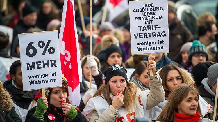 Bei den jüngsten Streiks im öffentlichen Dienst haben Gewerkschafter attraktivere Bezahlungen gefordert.