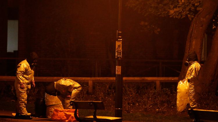 Nahe am Tatort, wo Skripal und seine Tochter aufgefunden wurden.