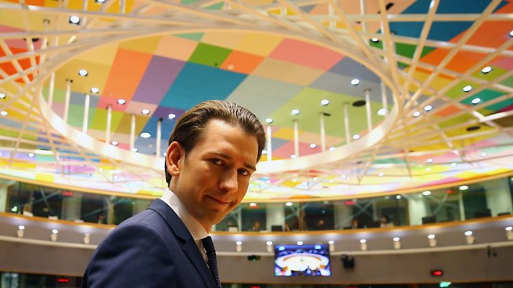 Sebastian Kurz in der vergangenen Woche auf einem EU-Gipfel in Brüssel.