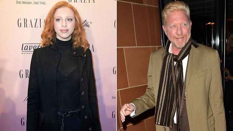 Schwieriges Verhältnis: Anna Ermakova und ihr Vater Boris Becker.
