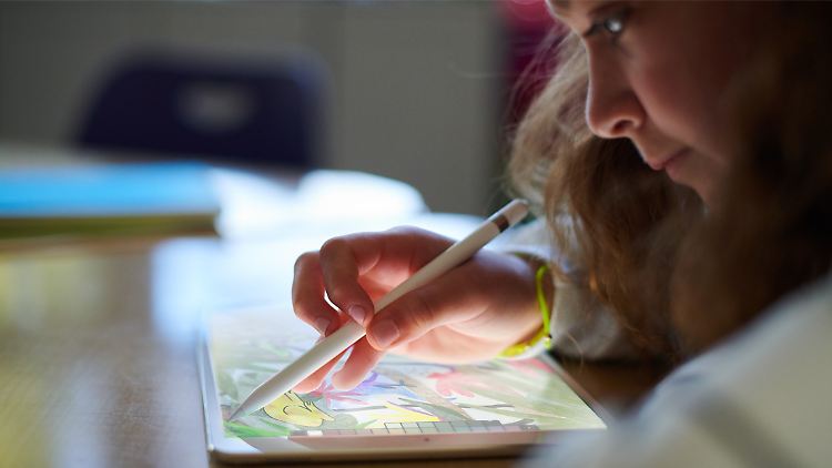 Das neue iPad unterstützt Apples Pencil.