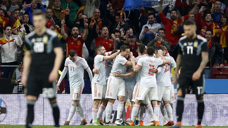 Spanien feiert, Argentinien ist bedient.