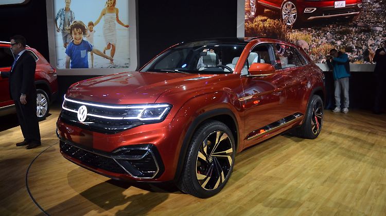 Der VW Atlas Cross Sport, hier noch als Studie, soll 2019 auf den US-Markt kommen.