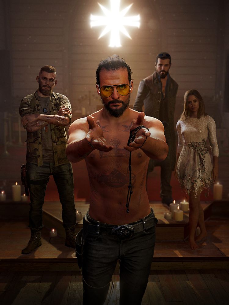 Familie Seed und ihr Anführer Joseph - ähnelt Bradley Cooper, selbst die deutsche Synchronisation klingt wie die des US-Schauspielers.