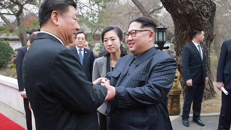 Kim hatte zu Beginn der Woche überraschend Chinas Präsident Xi besucht.