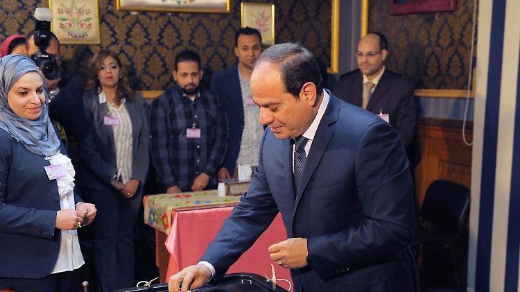 Vor der Wahl hatte Ägyptens Präsident al-Sisi sämtliche Widersacher verhaften lassen.
