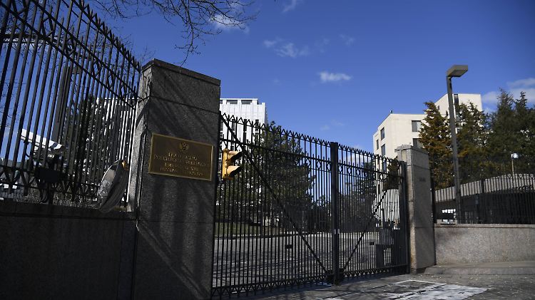 Die russische Botschaft in Washington D.C.