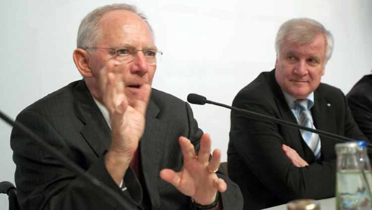 Unionspolitiker Wolfgang Schäuble und Horst Seehofer.