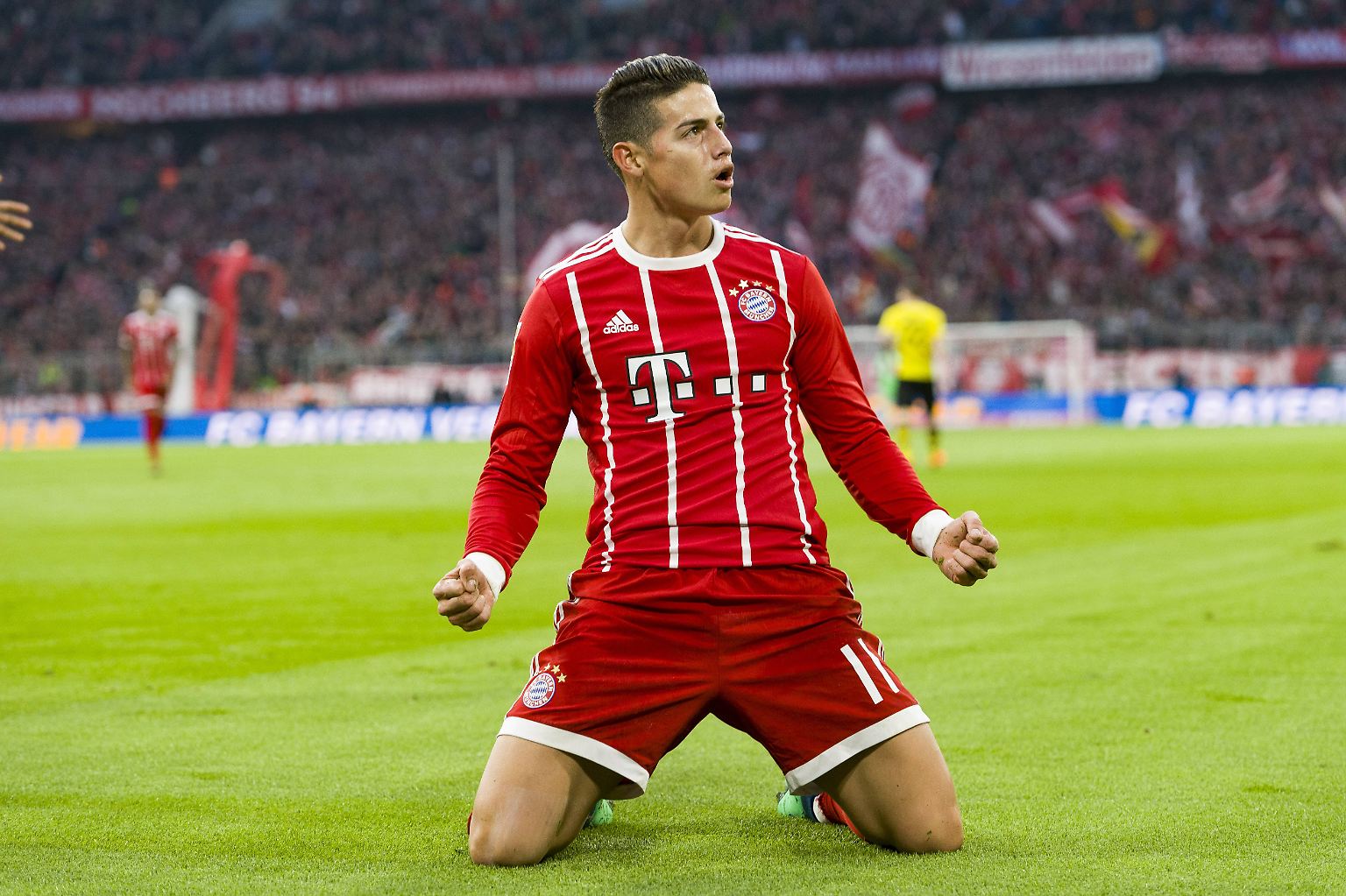 In München jubiliert James Rodriguez ...