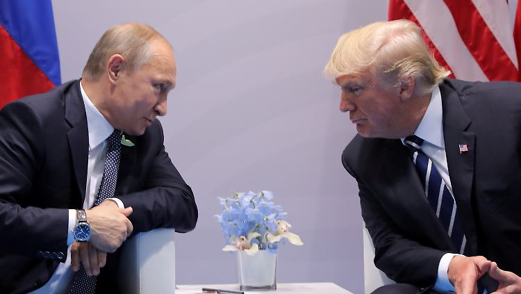 Im vergangenen Jahr trafen sich Putin (l.) und Trump in Hamburg.