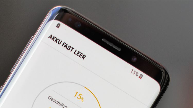 Lange Laufzeiten setzen beim Galaxy S9 sparsames Nutzungsverhalten voraus.