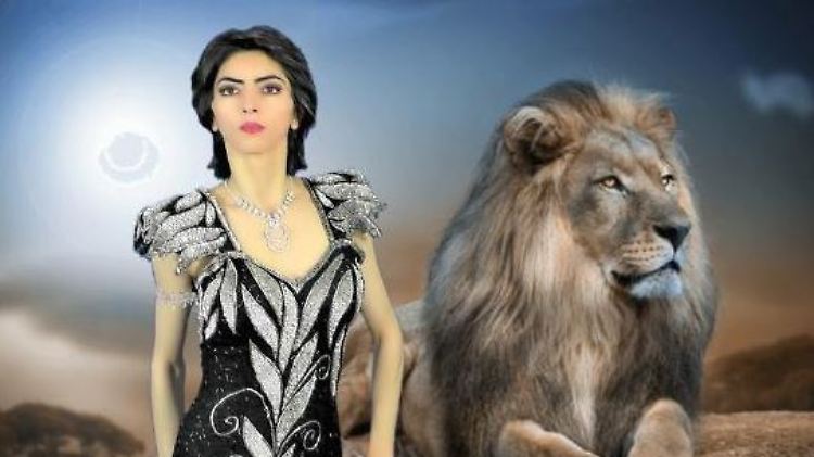 Tierfreundin: So präsentiert sich Bloggerin Nasim Aghdan auf ihrer Homepage.