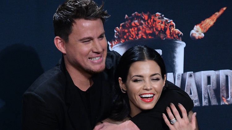 Wirkten immer glücklich: Channing Tatum und Jenna Dewan. 