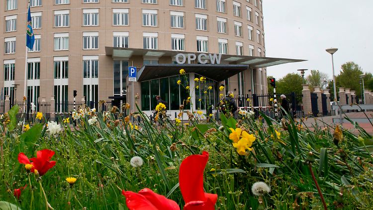 Trügerische Idylle: Hinter den verschlossenen Türen des OPCW-Gebäudes in Den Haag geht es offenbar hoch her.