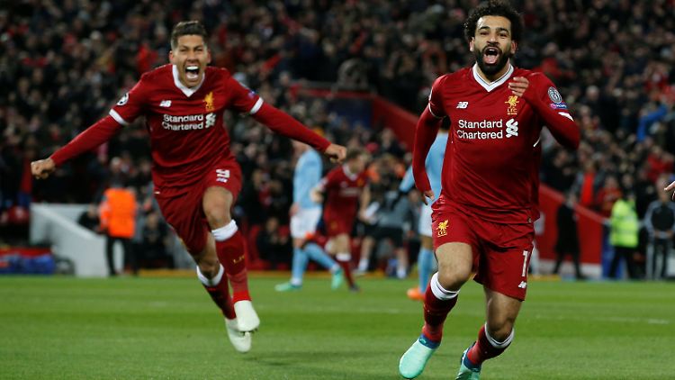 Mohamed Salah brachte Liverpool nach zwölf Minuten in Führung gegen Man City.