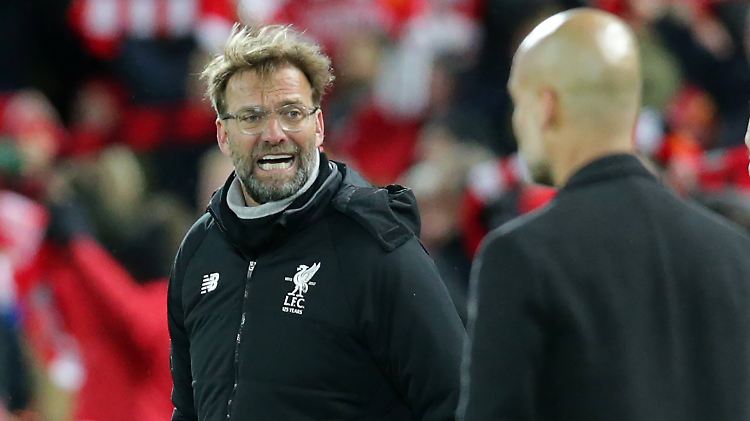 Läuft, oder? Jürgen Klopp und Josep Guardiola.