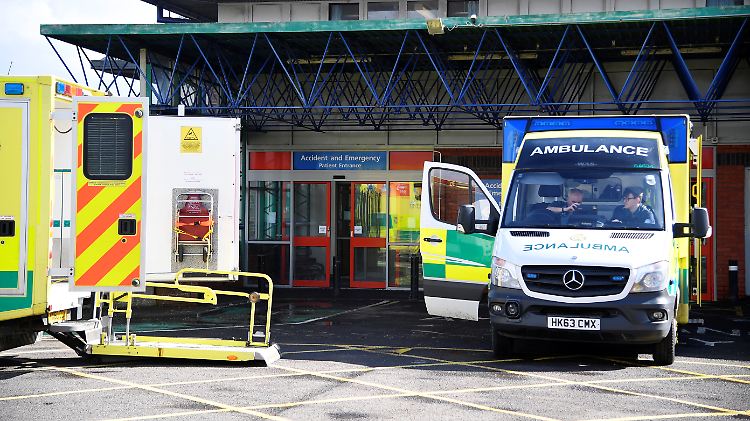 Die Ambulanz des Krankenhauses von Salisbury.